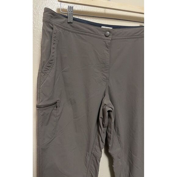 LL Bean Comfort Trail‎ Fleece Lined Hiking Outdoor Pants Brown Womens Sz 16 Reg - Picture 3 of 15